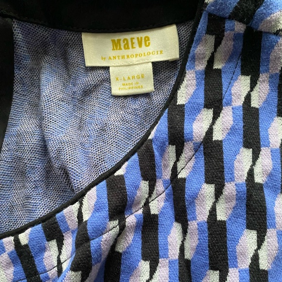 Anthropologie Maeve Ponte Wide-Leg Jumpsuit XL new with tag - Picture 3 of 4